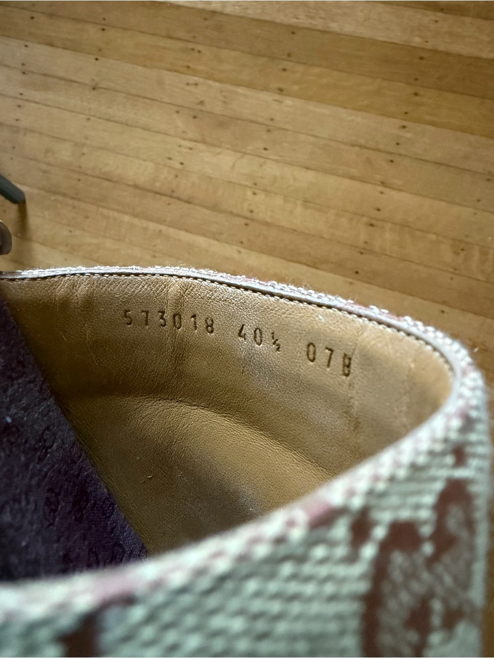 Gucci Beige and Pink GG Monogram Platform Slide Sandals - Picture 7 of 7
